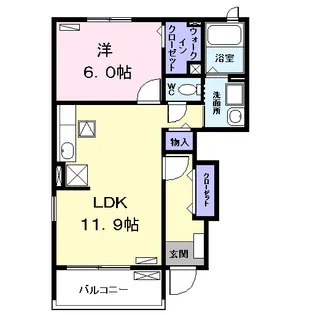 ひいらぎ館 Ⅰ【1階】の間取り