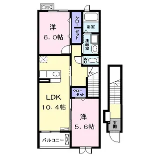 Brisa S【2階】の間取り