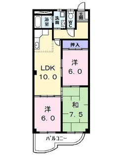 クインズコート【1階】の間取り