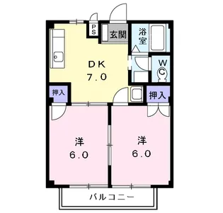 グリーンハイムI【1階】の間取り