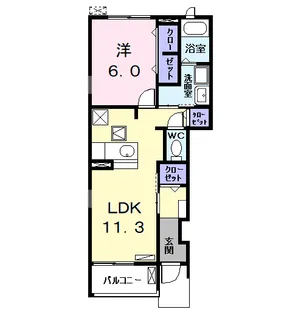 ラフィネ G【1階】の間取り
