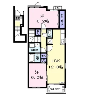マグノリアY・M2【2階】の間取り