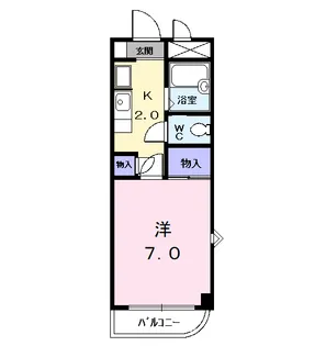 アーバンヒルズ【4階】の間取り