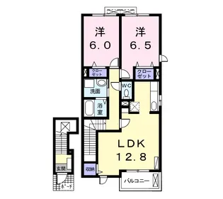 fraiche(フレーシェ)【2階】の間取り