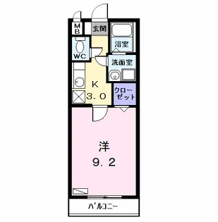 ガーデンハイツSEIKA【3階】の間取り