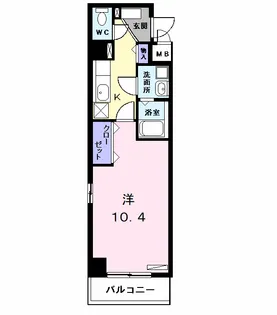 トロント中村公園【4階】の間取り