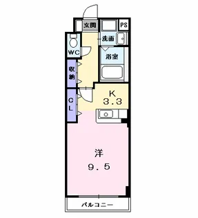ヴィラ・イレブンス【3階】の間取り