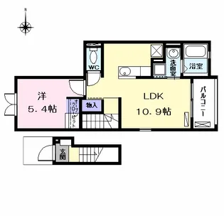 エコール大畑【2階】の間取り