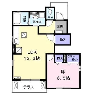 セレノ【1階】の間取り