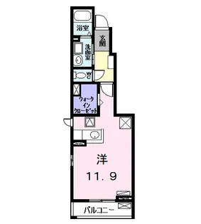 エスポワールT【1階】の間取り