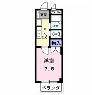 ヴィクトワール【2階】の間取り