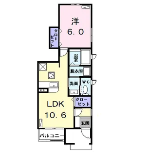 リリィ・ガーデン【1階】の間取り