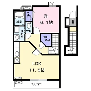グリシナ【2階】の間取り