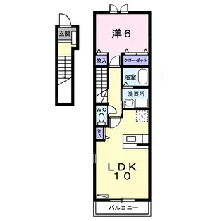 ルミエール【2階】の間取り