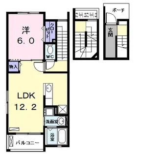 アルジェント・YⅡ【3階】の間取り