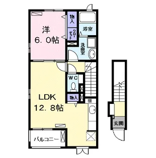 プラシード N【2階】の間取り