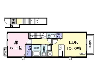 CASA18【2階】の間取り