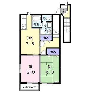 プリマベーラB【2階】の間取り