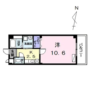 シームリー・ハウス【2階】の間取り