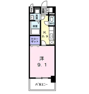 ライラック【3階】の間取り