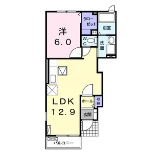 アバンツァートM【1階】の間取り