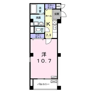 グランツ【1階】の間取り