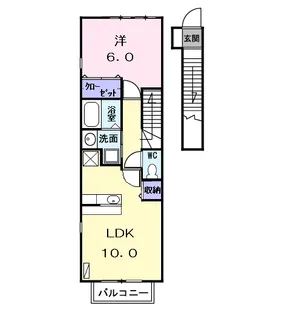 ウルバノ【2階】の間取り