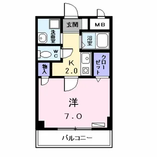 MA・MAISON友【2階】の間取り