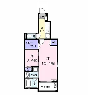 エターナル Ⅰ【1階】の間取り