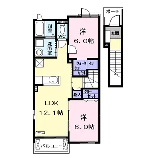Iride S【2階】の間取り