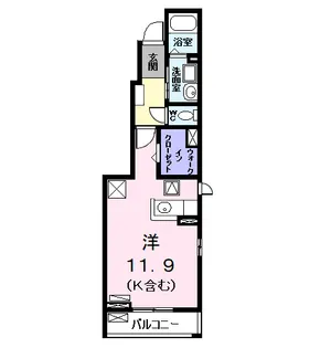 ラフレシールⅡ【1階】の間取り