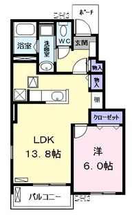 アリビエ Ⅱ【1階】の間取り