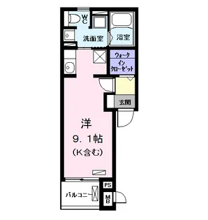 グリーン リバー【2階】の間取り