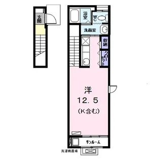 ボヌール【2階】の間取り