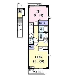 パークG・F【2階】の間取り