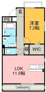 セレニティ【1階】の間取り