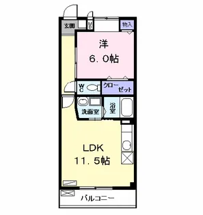 グラン・シャリオ【2階】の間取り