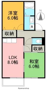 スプリングヴィレッジ【2階】の間取り