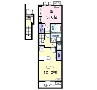 ベル シティー Ⅱ【2階】の間取り