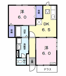 レジデンス弥【1階】の間取り