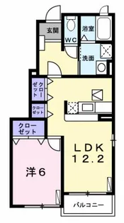 ル・パサージュ【1階】の間取り