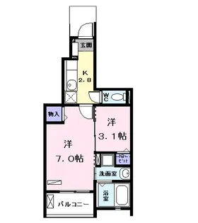 Casa Viola【1階】の間取り