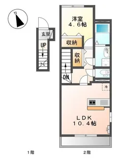 ルミエール【201号室】の間取り