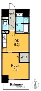 メイボートレス【3階】の間取り