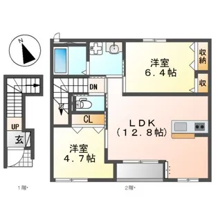 ARIETTA【2階】の間取り
