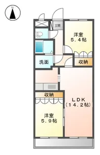 グランド シャリオ【2階】の間取り