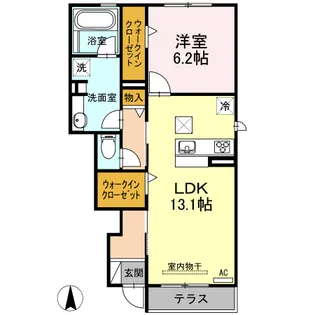 コンフォール【1階】の間取り