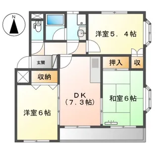 テラローザ【2階】の間取り