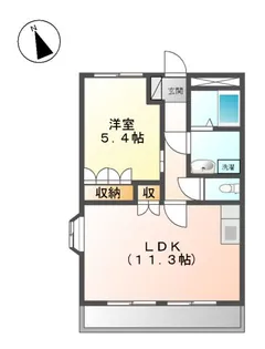 グランドール・エルク【2階】の間取り