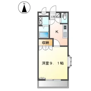 ラ セシリア【201号室】の間取り